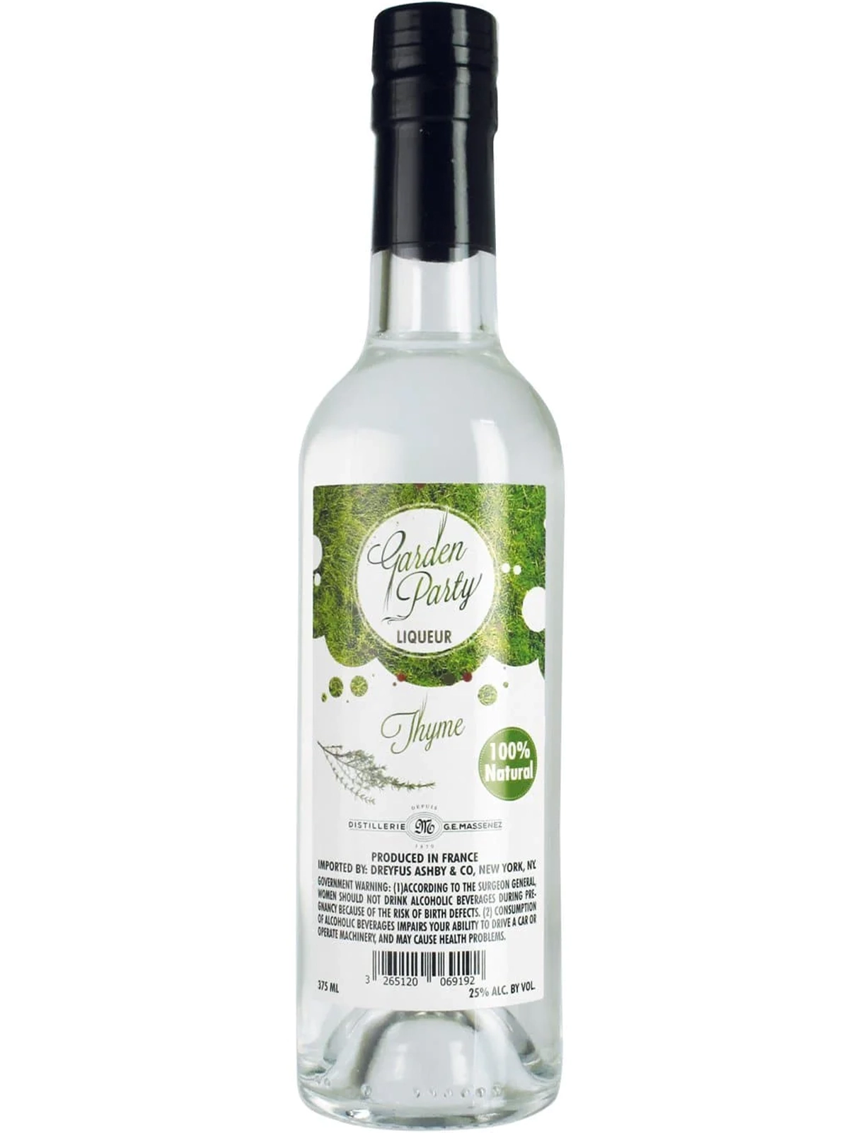 Massenez Thyme Liqueur Thym Herbal Liqueur 375ml